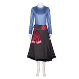 Anime Ookami to Koushinryou Holo Women Blue Dress Cosplay Costume Outfits Halloween Carnival Suit