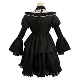 Anime Puella Magi Madoka Magica Homura Akemi Women Black Gothic Dress Cosplay Costume Outfits Halloween Carnival Suit