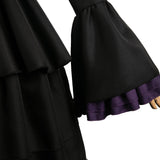 Anime Puella Magi Madoka Magica Homura Akemi Women Black Gothic Dress Cosplay Costume Outfits Halloween Carnival Suit