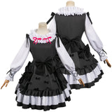 Anime Puella Magi Madoka Magica Madoka Kaname Women Black Dress Cosplay Costume Outfits Halloween Carnival Suit