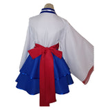 Anime Sailor Moon Usagi Tsukino Women Blue Dress Cosplay Costume Outfits Halloween Carnival Suit