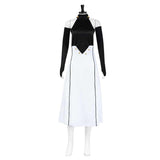 Anime Seraph of the End Asuramaru White Black Dress Outfits Cosplay Costume Outfits Halloween Carnival Suit