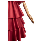 Anime Sousou No Frieren Frieren Women Red Dress Cosplay Costume Outfits Halloween Carnival Suit