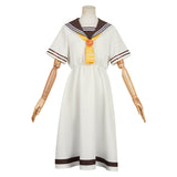 Anime Too Many Losing Heroines! Kaju Nukumizu Women White Dress Cosplay Costume Outfits Halloween Carnival Suit