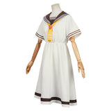 Anime Too Many Losing Heroines! Kaju Nukumizu Women White Dress Cosplay Costume Outfits Halloween Carnival Suit