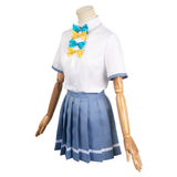 Anime Too Many Losing Heroines! Yanami Anna Women Blue Uniform Cosplay Costume Outfits Halloween Carnival Suit