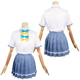 Anime Too Many Losing Heroines! Yanami Anna Women Blue Uniform Cosplay Costume Outfits Halloween Carnival Suit