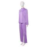 Ann Droid Linda Women Purple Nurse Uniform Cosplay Costume Outfit Halloween Carnival Suit
