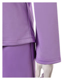 Ann Droid Linda Women Purple Nurse Uniform Cosplay Costume Outfit Halloween Carnival Suit