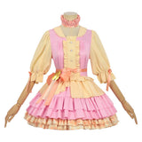 Anya Forger Women Pink Dress Cosplay Costume Outfit Halloween Carnival Suit
