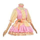Anya Forger Women Pink Dress Cosplay Costume Outfit Halloween Carnival Suit