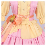 Anya Forger Women Pink Dress Cosplay Costume Outfit Halloween Carnival Suit