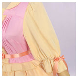 Anya Forger Women Pink Dress Cosplay Costume Outfit Halloween Carnival Suit