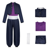 Aoi Todo Blue Outfit Cosplay Costume Outfit Halloween Carnival Suit