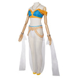 Arabian Night Rem Women Exotic Belly Dancer Outfit Cosplay Costume Outfit Halloween Carnival Suit