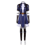 Arcane: League of Legends Season 2 (2024) Caitlyn Kiramman Women Blue Dress Set Cosplay Costume