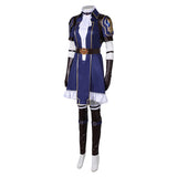 Arcane: League of Legends Season 2 (2024) Caitlyn Kiramman Women Blue Dress Set Cosplay Costume