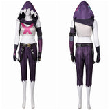 Arcane: League of Legends Season 2 (2024) Jinx Purple Outfit Cosplay Costume Outfits Halloween Carnival Suit