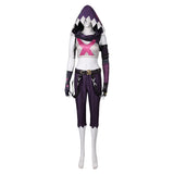 Arcane: League of Legends Season 2 (2024) Jinx Purple Outfit Cosplay Costume Outfits Halloween Carnival Suit