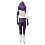 Arcane: League of Legends Season 2 (2024) Jinx Purple Outfit Cosplay Costume Outfits Halloween Carnival Suit