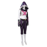 Arcane: League of Legends Season 2 (2024) Jinx Purple Outfit Cosplay Costume Outfits Halloween Carnival Suit