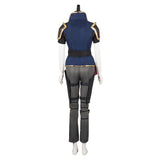 Arcane: League of Legends Season 2 (2024) Vi The Piltover Enforce Women Blue Outfit Cosplay Costume