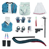 Arknights Chen Qianyu Women Outfit Cosplay Costume Outfit Halloween Carnival Suit