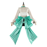 Arknights Haruka Women Green Dress Cosplay Costume Outfit Halloween Carnival Suit