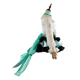 Arknights Haruka Women Green Dress Cosplay Costume Outfit Halloween Carnival Suit