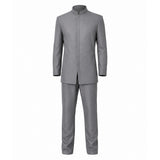 Austin Powers Dr. Evil Gray Outfit Cosplay Costume Outfit Halloween Carnival Suit