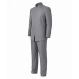 Austin Powers Dr. Evil Gray Outfit Cosplay Costume Outfit Halloween Carnival Suit