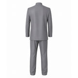Austin Powers Dr. Evil Gray Outfit Cosplay Costume Outfit Halloween Carnival Suit
