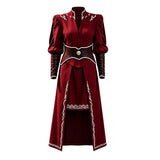 Avatar Azula Women Red Outfit Cosplay Costume Outfit Halloween Carnival Suit