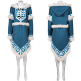 Avatar: The Last Airbender Katara Women Blue Outfit Cosplay Costume Outfit Halloween Carnival Suit
