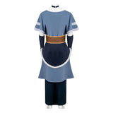 Avatar: The Last Airbender Katara Women Blue Outfit Cosplay Costume Outfit Halloween Carnival Suit