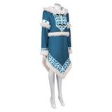 Avatar: The Last Airbender Katara Women Blue Outfit Cosplay Costume Outfit Halloween Carnival Suit