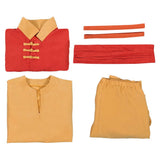 Avatar: The Last Airbender Season 2 Aang Brown Outfit Cosplay Costume Outfit Halloween Carnival Suit