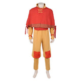 Avatar: The Last Airbender Season 2 Aang Brown Outfit Cosplay Costume Outfit Halloween Carnival Suit