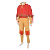Avatar: The Last Airbender Season 2 Aang Brown Outfit Cosplay Costume Outfit Halloween Carnival Suit