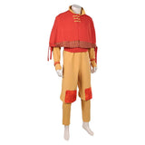 Avatar: The Last Airbender Season 2 Aang Brown Outfit Cosplay Costume Outfit Halloween Carnival Suit