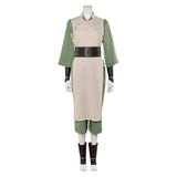 Avatar: The Last Airbender Season 2 Toph Beifong Women White Outfit Cosplay Costume Outfit Halloween Carnival Suit