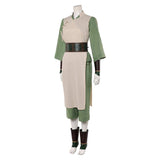 Avatar: The Last Airbender Season 2 Toph Beifong Women White Outfit Cosplay Costume Outfit Halloween Carnival Suit