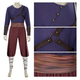 Avatar: The Last Airbender Season 2 Zuko Purple Training Outfit Cosplay Costume Outfit Halloween Carnival Suit