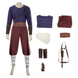 Avatar: The Last Airbender Season 2 Zuko Purple Training Outfit Cosplay Costume Outfit Halloween Carnival Suit