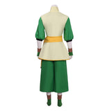 Avatar: The Last Airbender Toph Beifong Women Green Outfit Cosplay Costume Outfit Halloween Carnival Suit