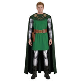Avengers: Doomsday Doctor Doom Green Outfit Cosplay Costume Outfit Halloween Carnival Suit