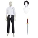 Yuta Okkotsu White Suit Cosplay Costume Outfit Halloween Carnival Suit