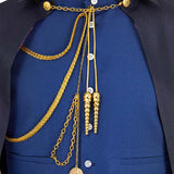 Baban Baban Ban Vampire Mori Ranmaru Blue Outfit Cosplay Costume Outfits Halloween Carnival Suit