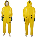 Backrooms M.E.G. Wanderer Yellow Protective Suit Cosplay Costume Outfit Halloween Carnival Suit