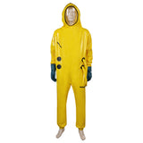 Backrooms M.E.G. Wanderer Yellow Protective Suit Cosplay Costume Outfit Halloween Carnival Suit